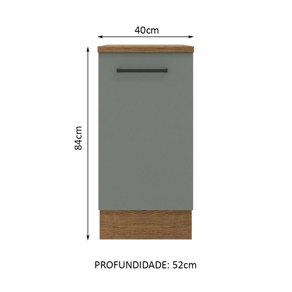 Foto 3 pulgar | Gabinete Bajo Cocina Madesa Agata 40cm Con Encimera Mg 02