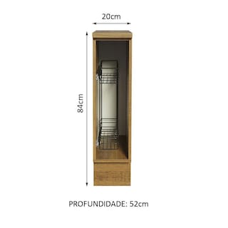 Foto 2 | Gabinete Especiero Para Cocina Madesa Glamy Agata Stella Mm