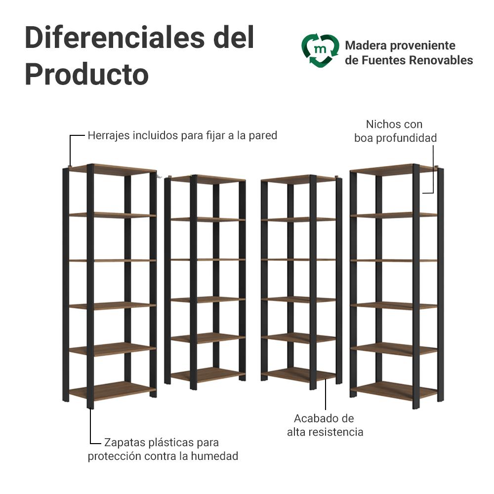 Foto 5 pulgar | Armario Organizador Multiuso Para Cocina Madesa 236cm Mn