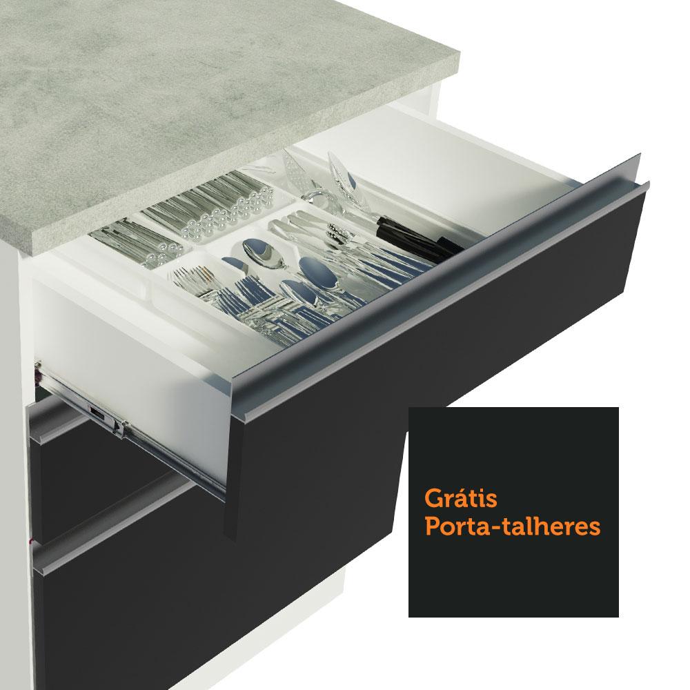 Foto 8 pulgar | Gabinete Bajo Cocina Madesa Glamy 60cm Con Encimera Bn 10