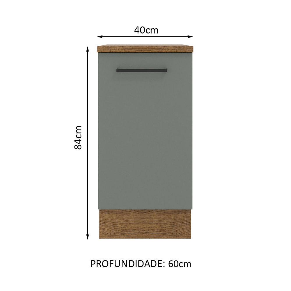 Foto 3 pulgar | Gabinete Bajo Cocina Madesa Agata 40cm Con Encimera Mg 01