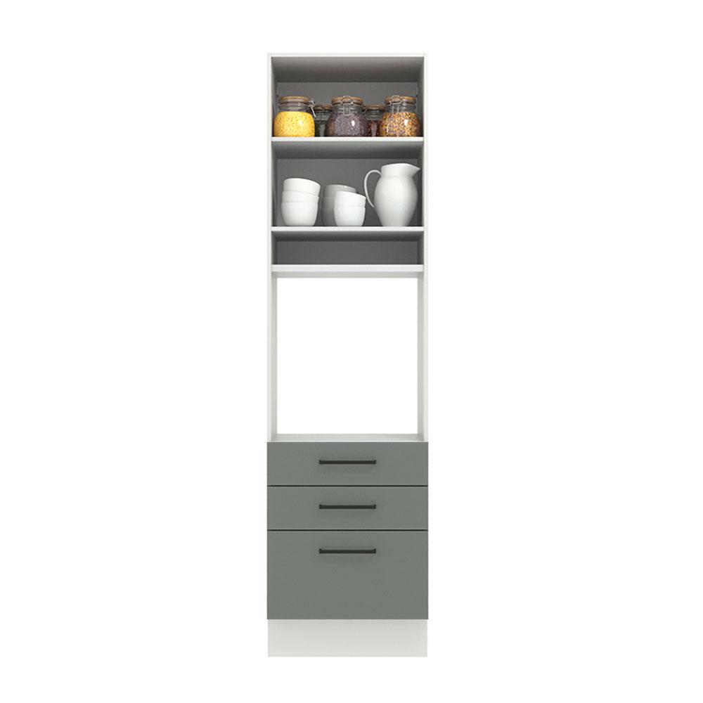 Foto 4 pulgar | Mueble para Horno y Microondas Madesa Ágata 60 cm
