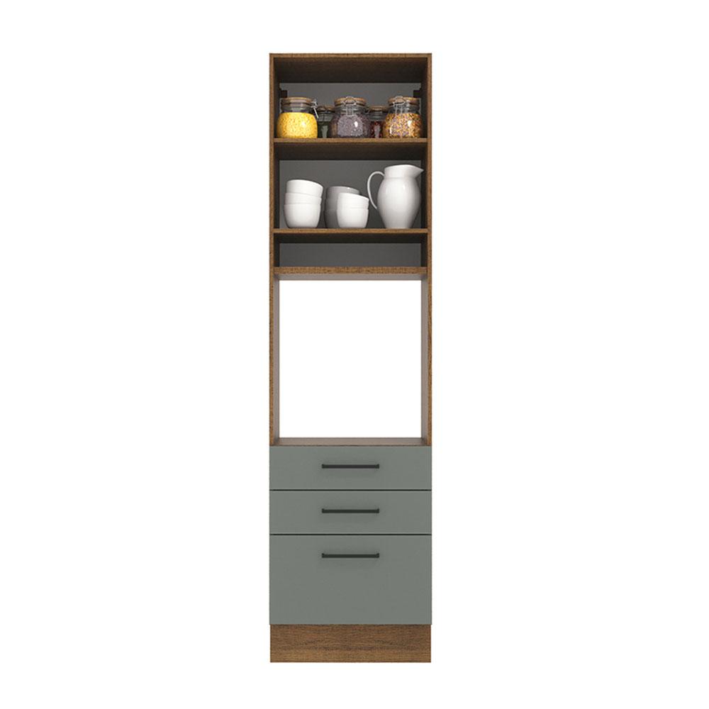 Foto 2 | Mueble para Horno y Microondas Madesa Ágata 60 cm