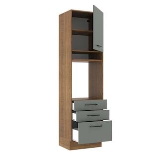 Foto 3 | Mueble para Horno y Microondas Madesa Ágata 60 cm