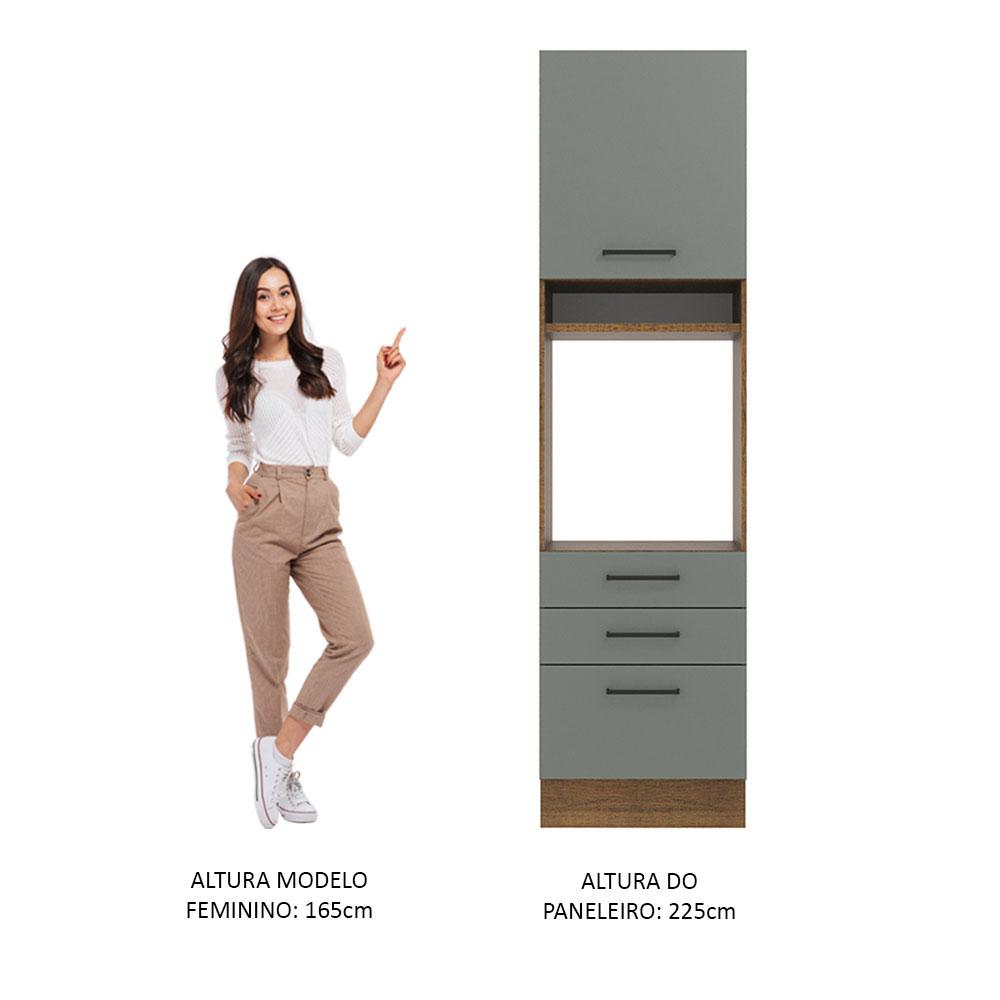 Foto 7 | Mueble para Horno y Microondas Madesa Ágata 60 cm