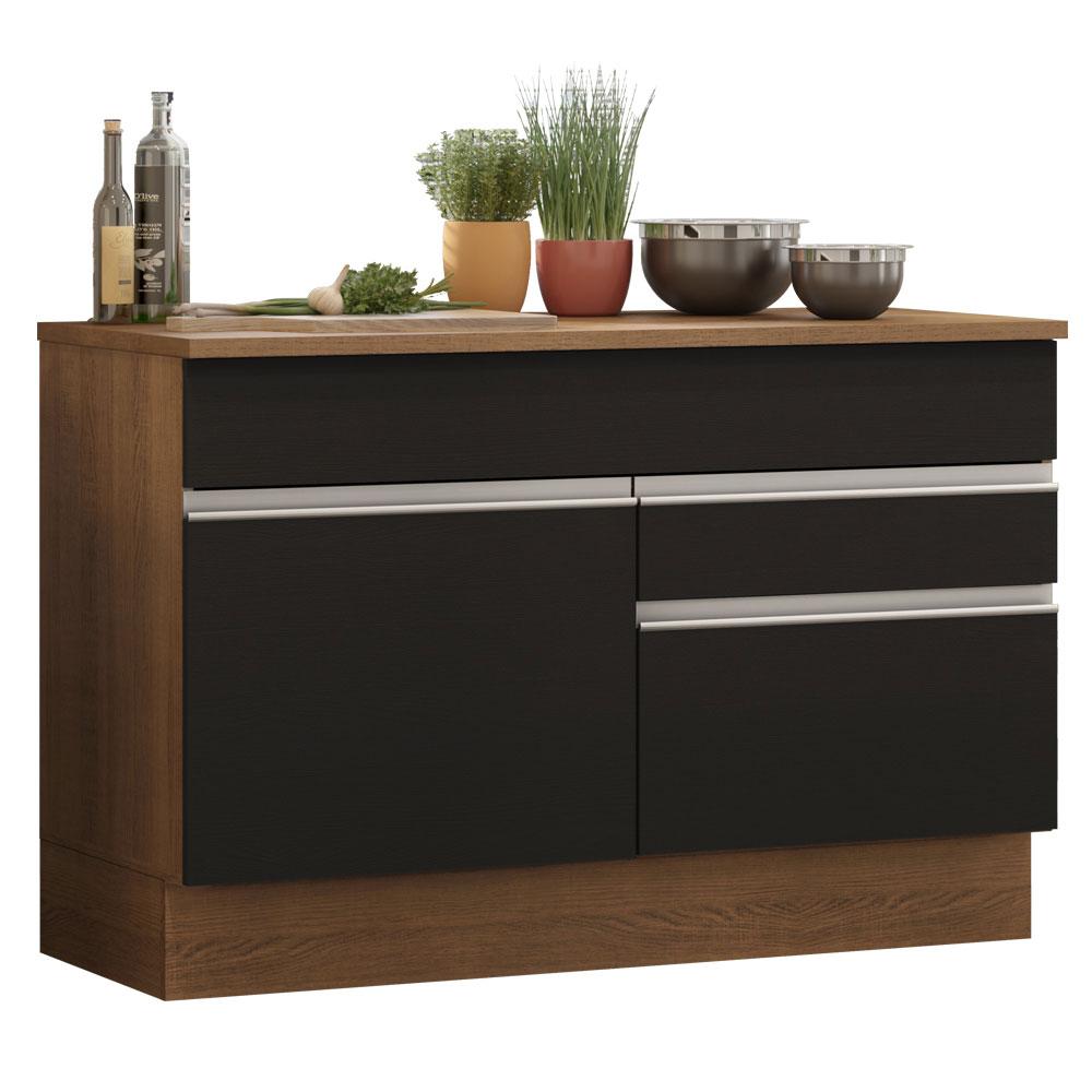 Foto 2 pulgar | Gabinete Bajo Cocina Madesa Glamy 120cm Con Encimera Mn 05