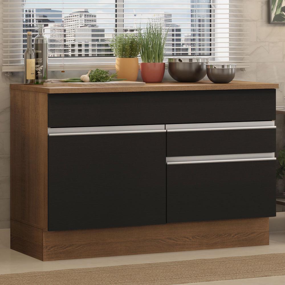Foto 2 | Gabinete Bajo Cocina Madesa Glamy 120cm Con Encimera Mn 05