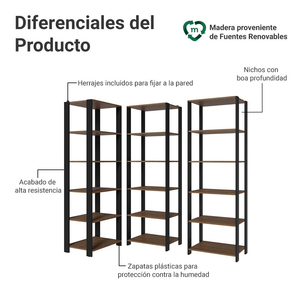 Foto 4 | Armario Organizador Multiuso Para Cocina Madesa 177cm Mn 1