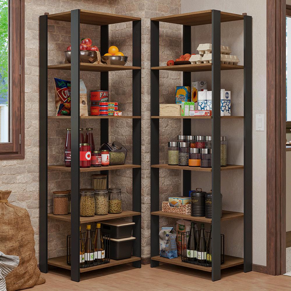 Foto 3 pulgar | Armario Organizador Multiuso Para Cocina Madesa 118cm Mn 02