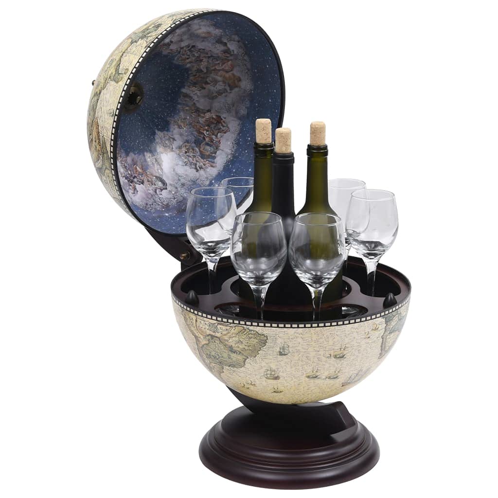 Foto 4 pulgar | Soporte De Mesa Para Vinos Globe Vidaxl  Eucalipto Verde Y Marrón - Venta Internacional.