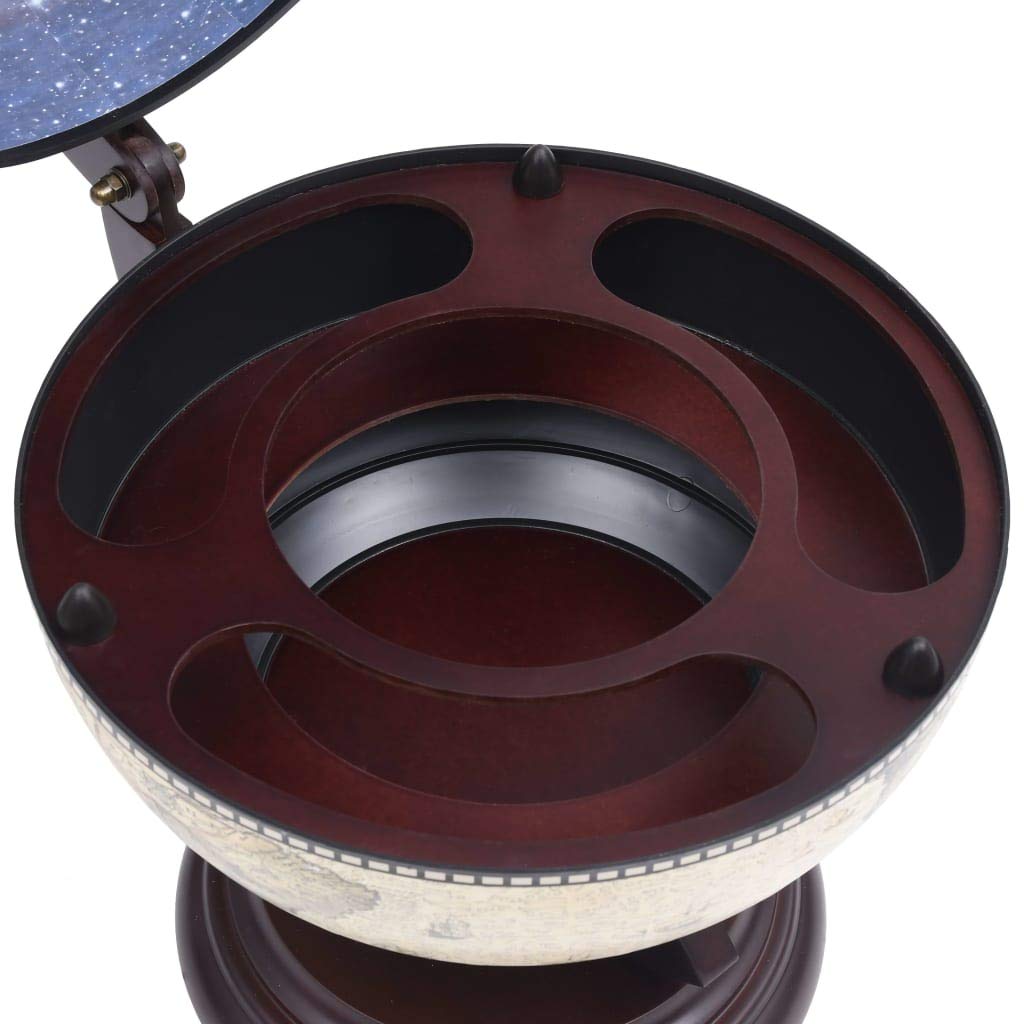 Foto 7 pulgar | Soporte De Mesa Para Vinos Globe Vidaxl  Eucalipto Verde Y Marrón - Venta Internacional.