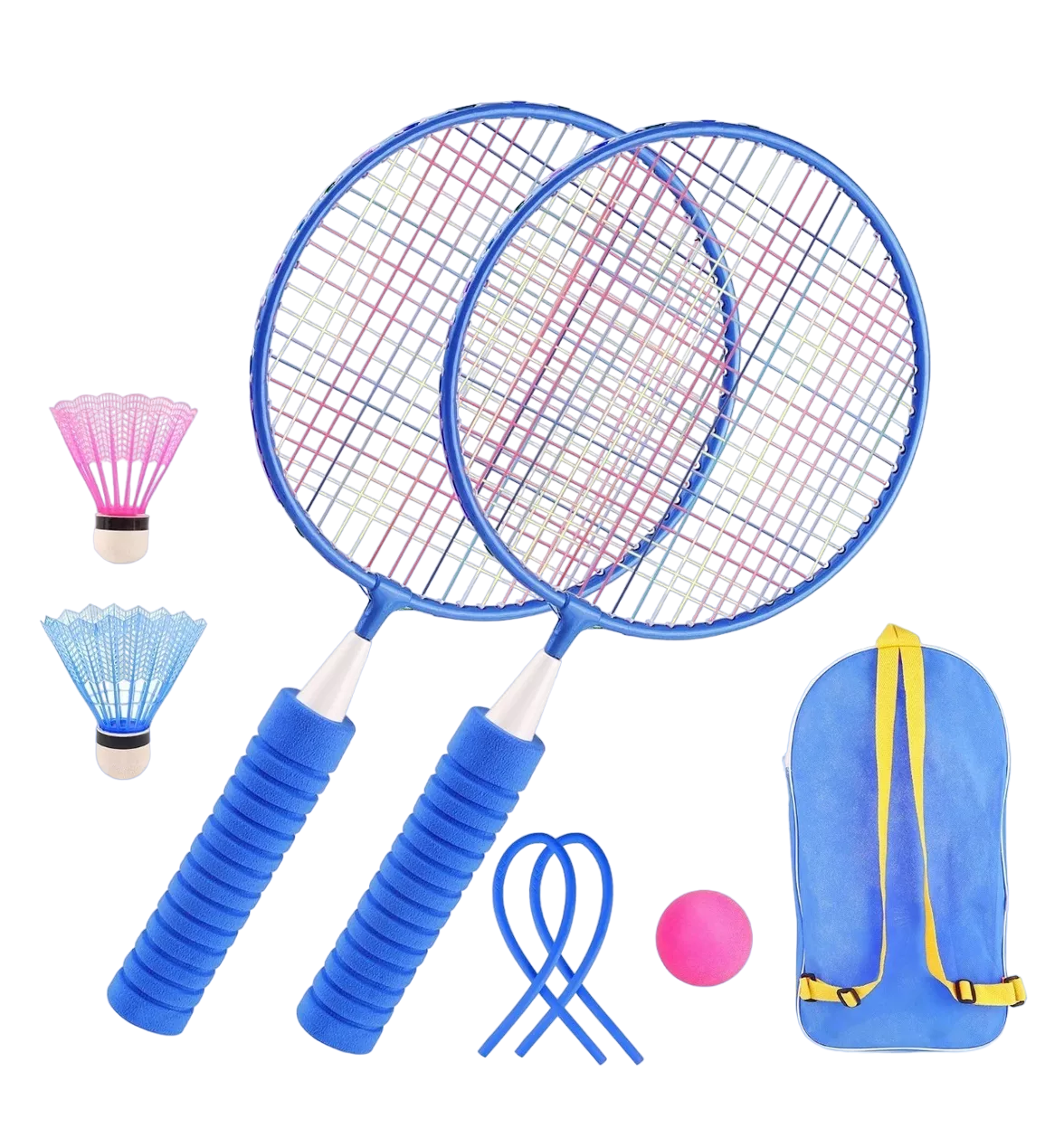 Foto 2 pulgar | Juego de Bádminton Belug para Niños 2 Raquetas y 2 Volantes