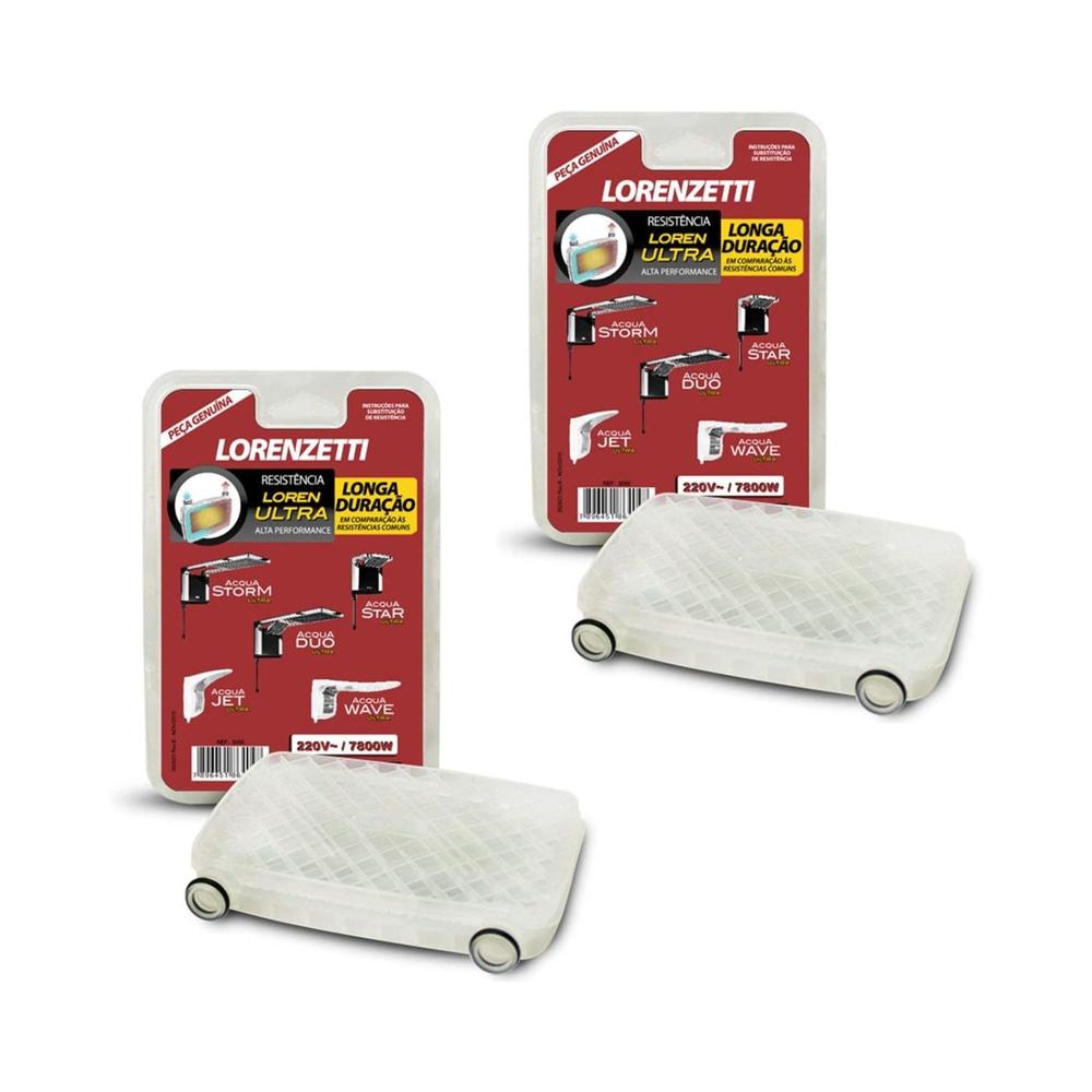 Foto 2 pulgar | Lorenzetti 2 Pack Resistencia Regadera Eléctrica 220v 6800w