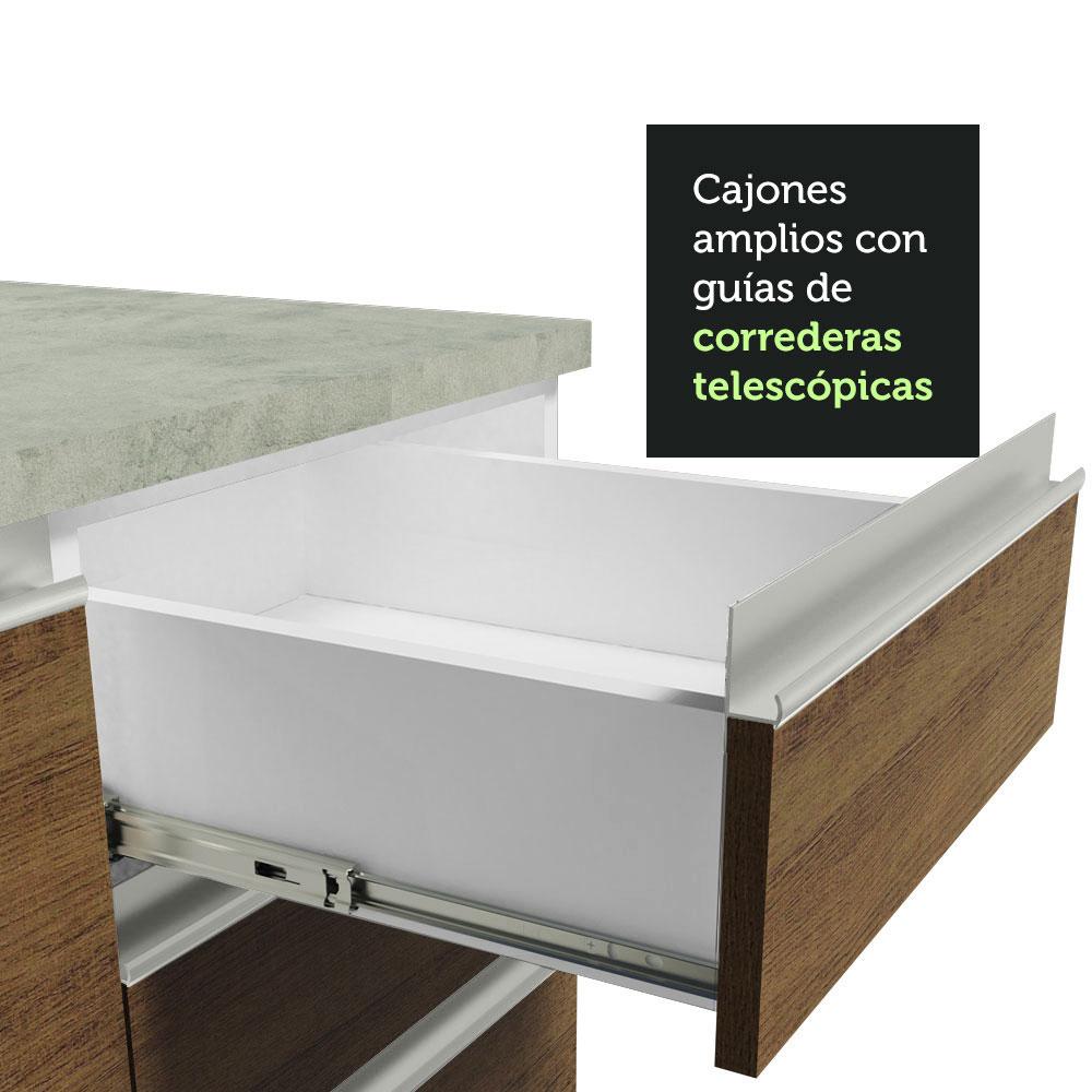 Foto 9 pulgar | Armario de Cocina Completo Glamy Madesa GRGL2600059B color Marrón