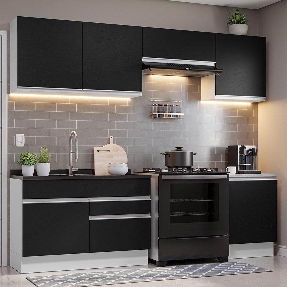 Foto 2 | Armario de Cocina Completo Glamy Madesa GRGL26000473 color Negro