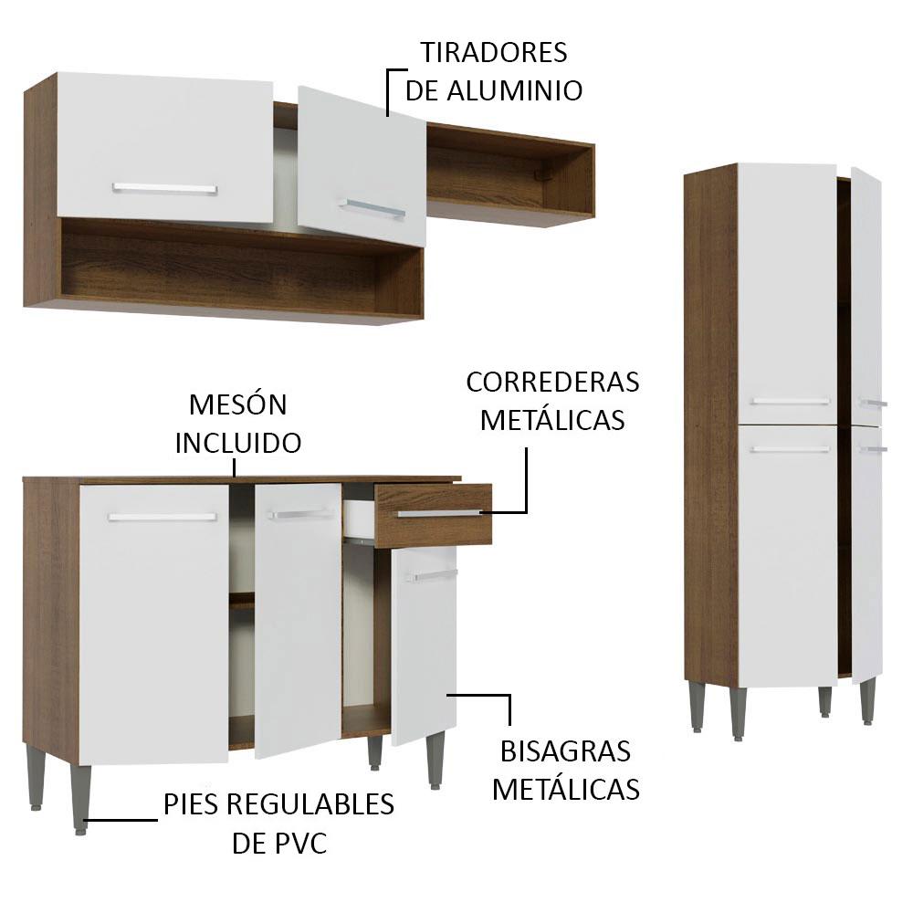 Foto 4 | Cocina Integral Madesa Grem2290029b color Blanco