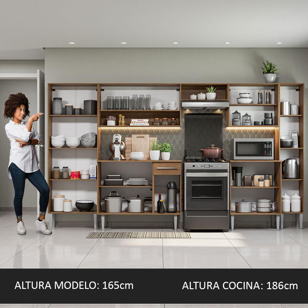 Foto 6 pulgar | Cocina Integral Madesa Emilly Joy 325 Cm