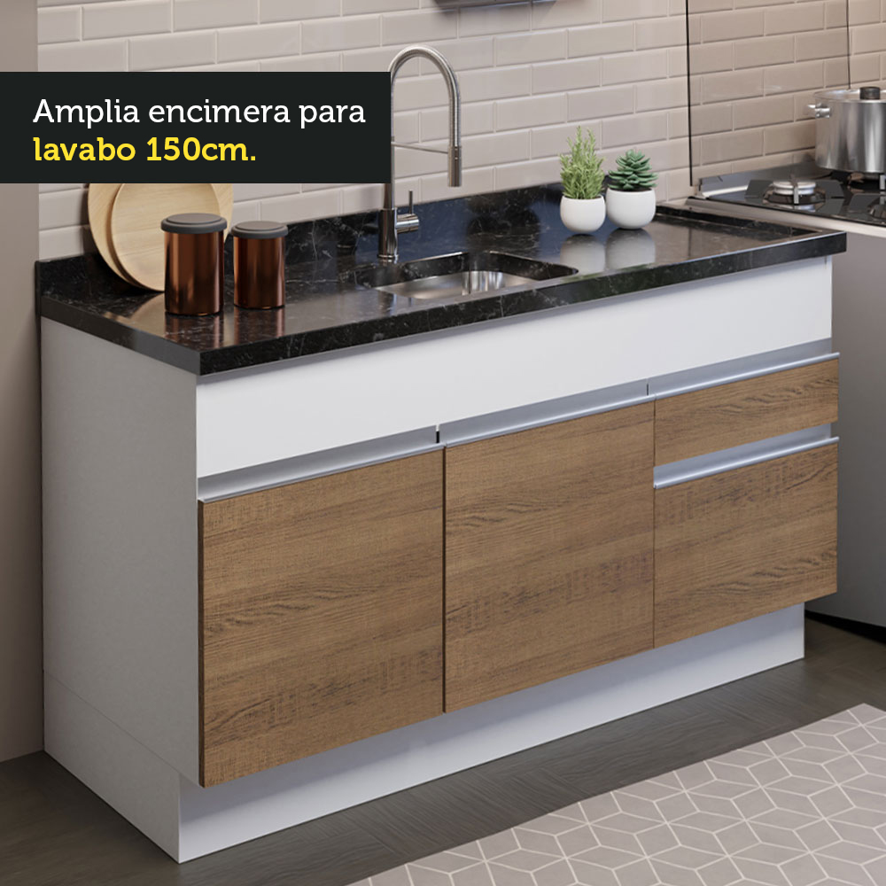 Foto 6 | Cocina Integral Madesa Grgl1500029b color Marrón