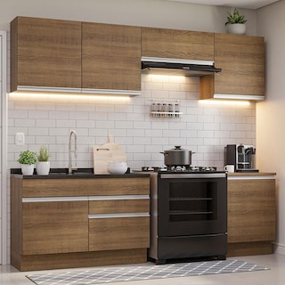 Foto 2 | Cocina Integral Madesa GCGL34900309 color Marrón 5 Piezas