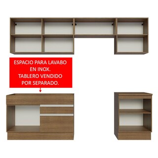 Foto 5 | Cocina Integral Madesa GCGL34900309 color Marrón 5 Piezas
