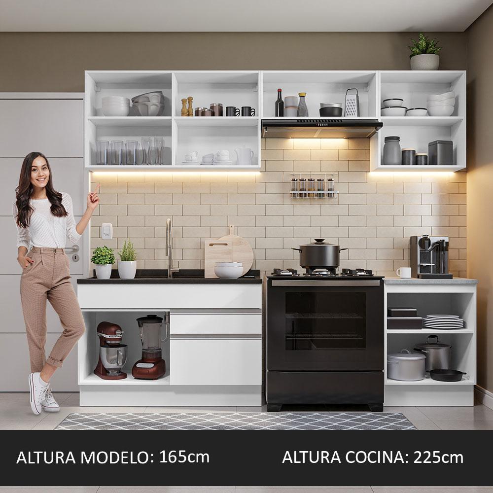 Foto 7 pulgar | Cocina Integral Madesa GRGL26000409 color Blanco 5 Piezas