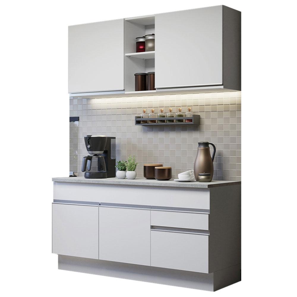 Foto 1 | Cocina Compacta Madesa Glamy  150 cm color Blanco