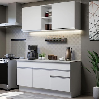 Foto 2 | Cocina Compacta Madesa Glamy 150 cm color Blanco
