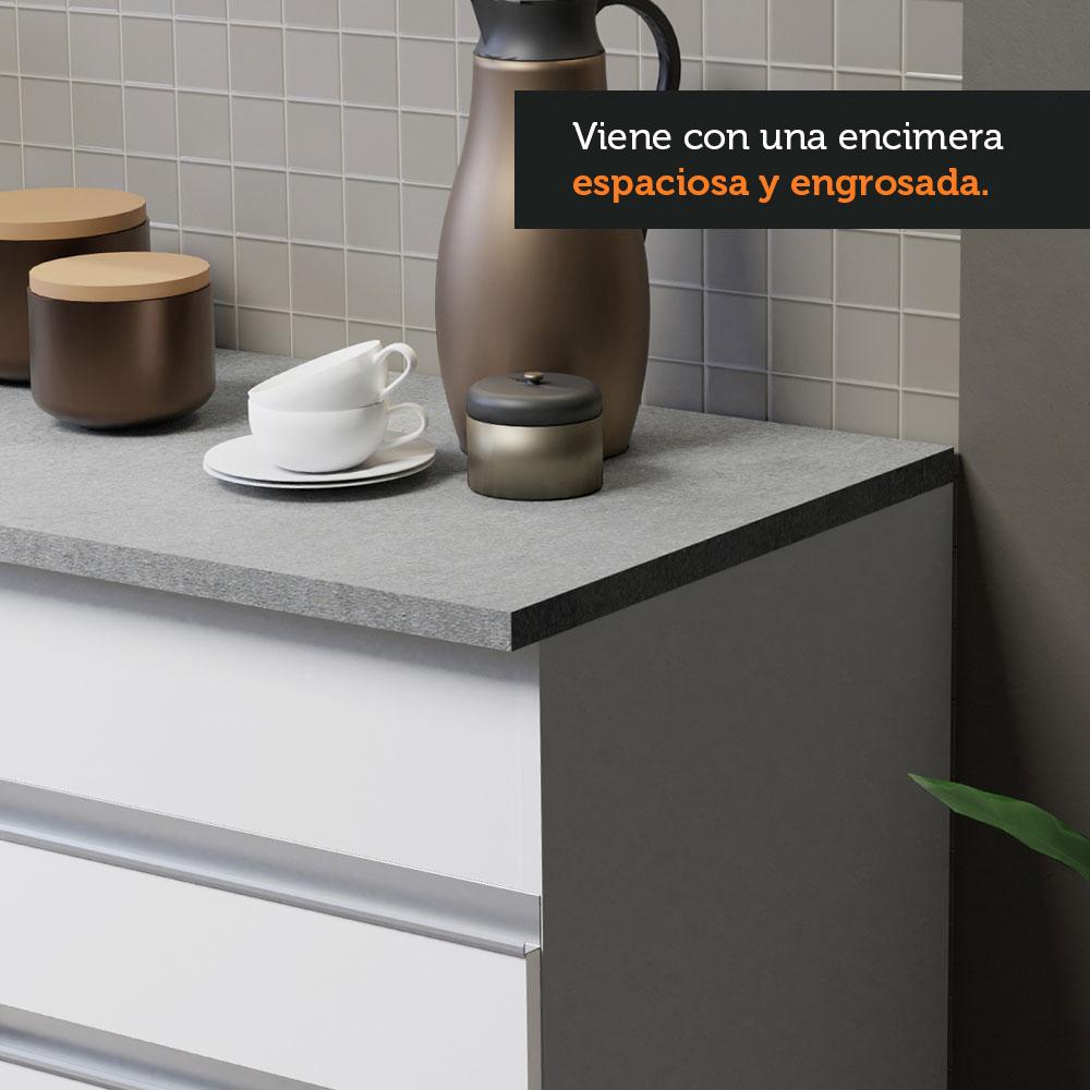 Foto 7 pulgar | Cocina Compacta Madesa Glamy  150 cm color Blanco