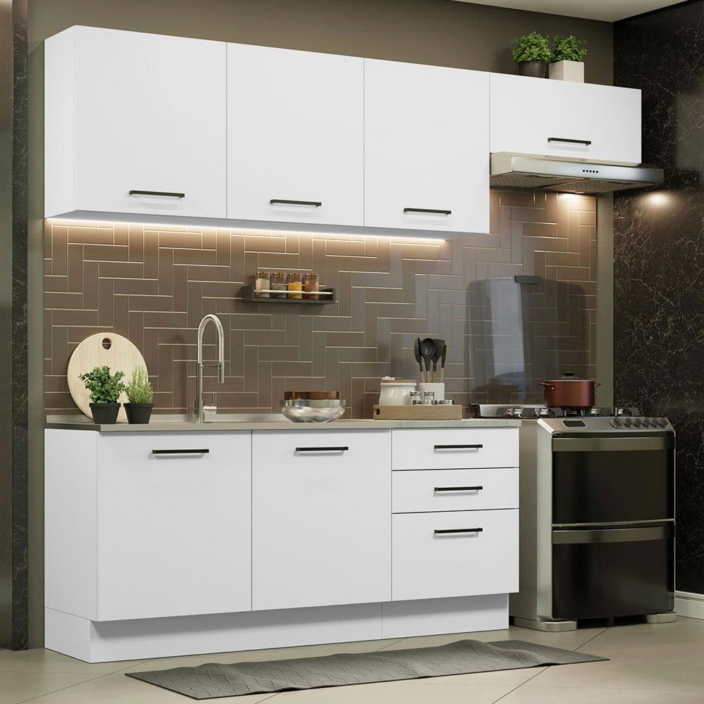 Foto 2 | Cocina Integral Madesa Agata 260 cm Blanca