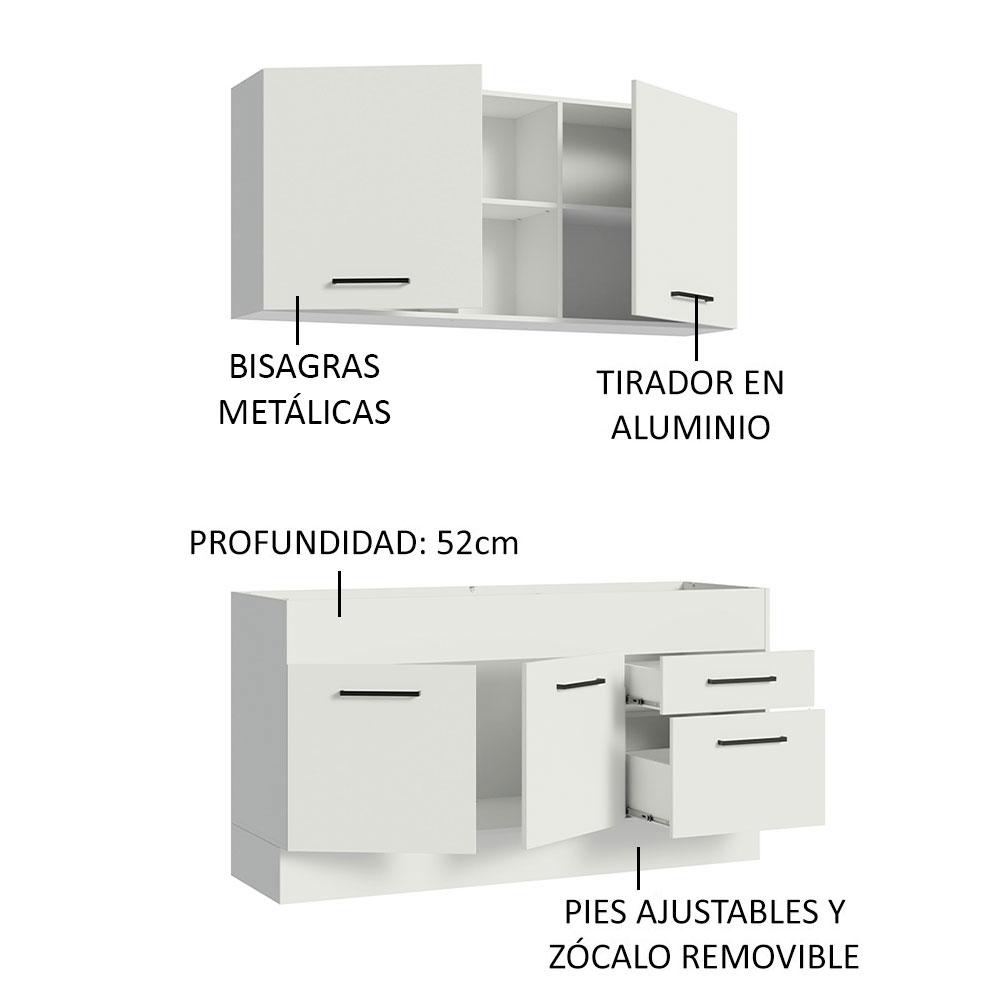 Foto 4 | Mueble de Cocina Compacto 150 cm Agata Madesa 02