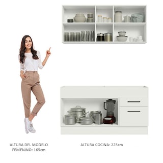 Foto 5 | Mueble de Cocina Compacto 150 cm Agata Madesa 02