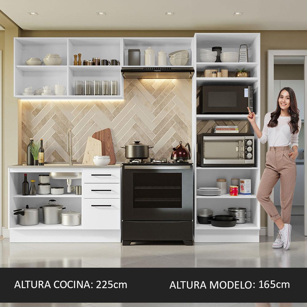 Foto 6 pulgar | Mueble de Cocina Integral Agata Madesa 08 de 270 cm