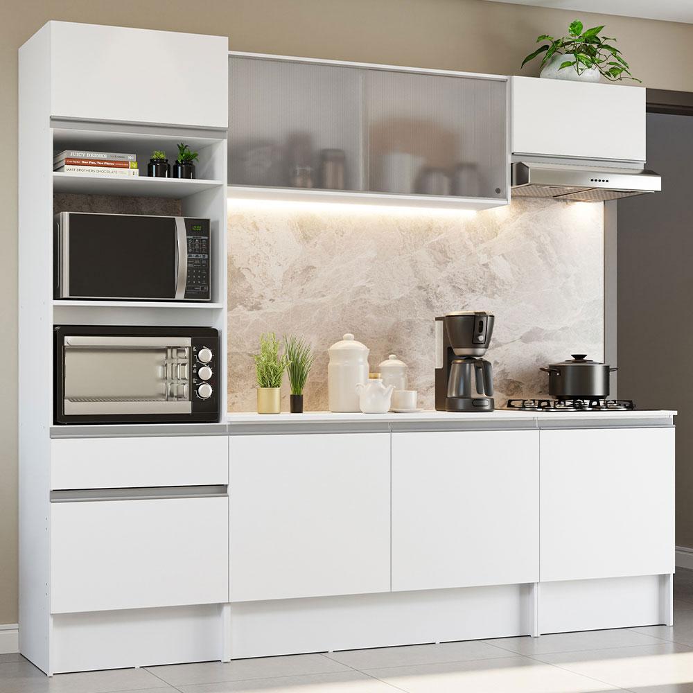 Foto 2 | Mueble de Cocina Integral Madesa G2008809 Blanco Topazio 240 cm