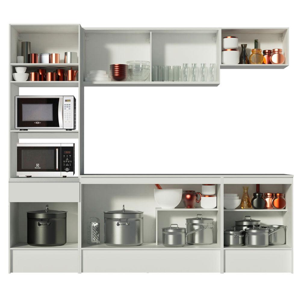 Foto 5 | Mueble de Cocina Integral Madesa G2008809 Blanco Topazio 240 cm