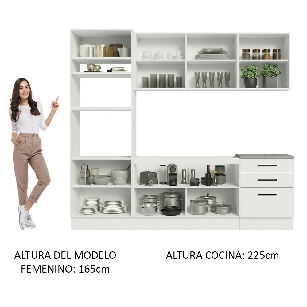 Foto 5 | Cocina Integral Madesa color Blanco