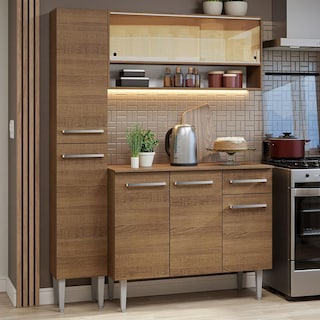 Foto 2 | Mueble de Cocina Compacta 137 cm Emilly Madesa 09