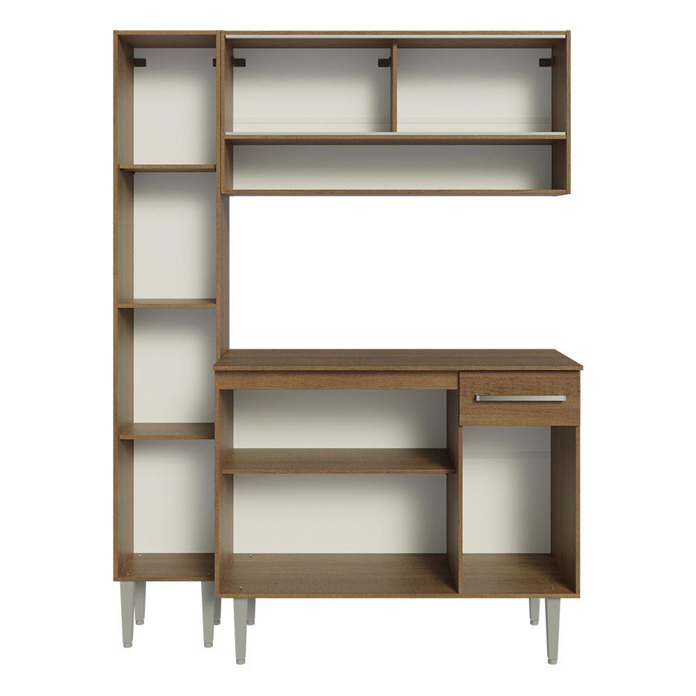 Foto 7 pulgar | Mueble de Cocina Compacta 137 cm Emilly Madesa 09