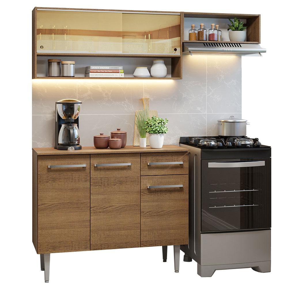 Mueble de Cocina Compacta Emilly Madesa 165 cm