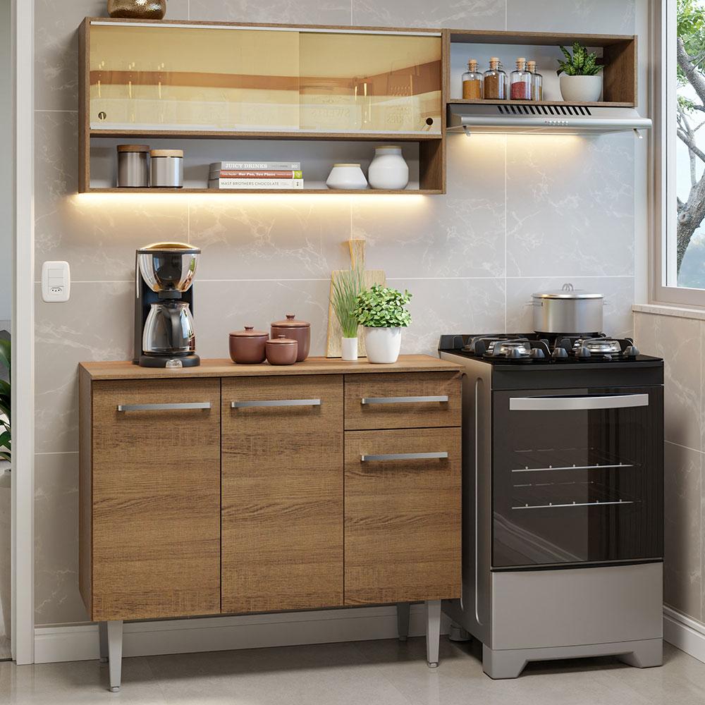 Foto 2 | Mueble de Cocina Compacta Emilly Madesa 165 cm