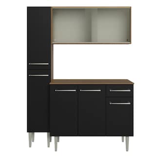 Foto 7 | Cocina Integral Madesa Negro de 137 Cm