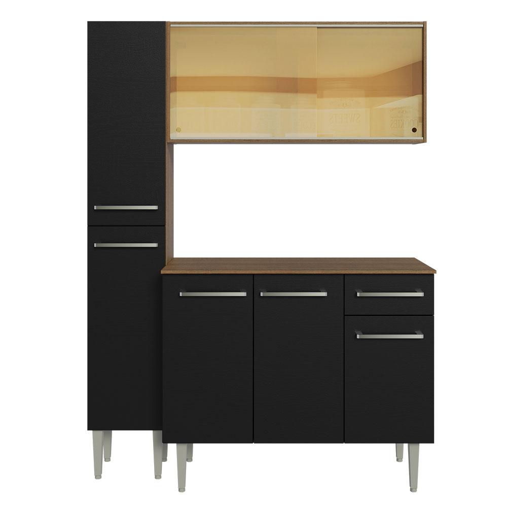 Foto 7 | Cocina Integral Madesa Negro de 137 Cm