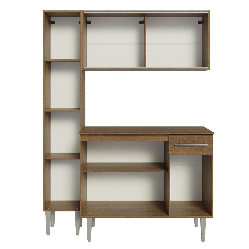 Foto 5 | Cocina Integral Madesa Marrón de 137 Cm