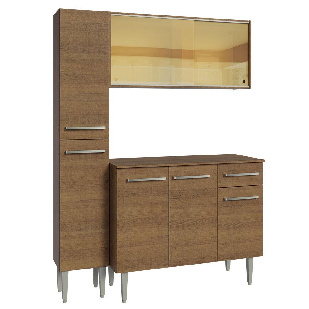 Foto 8 | Cocina Integral Madesa Marrón de 137 Cm