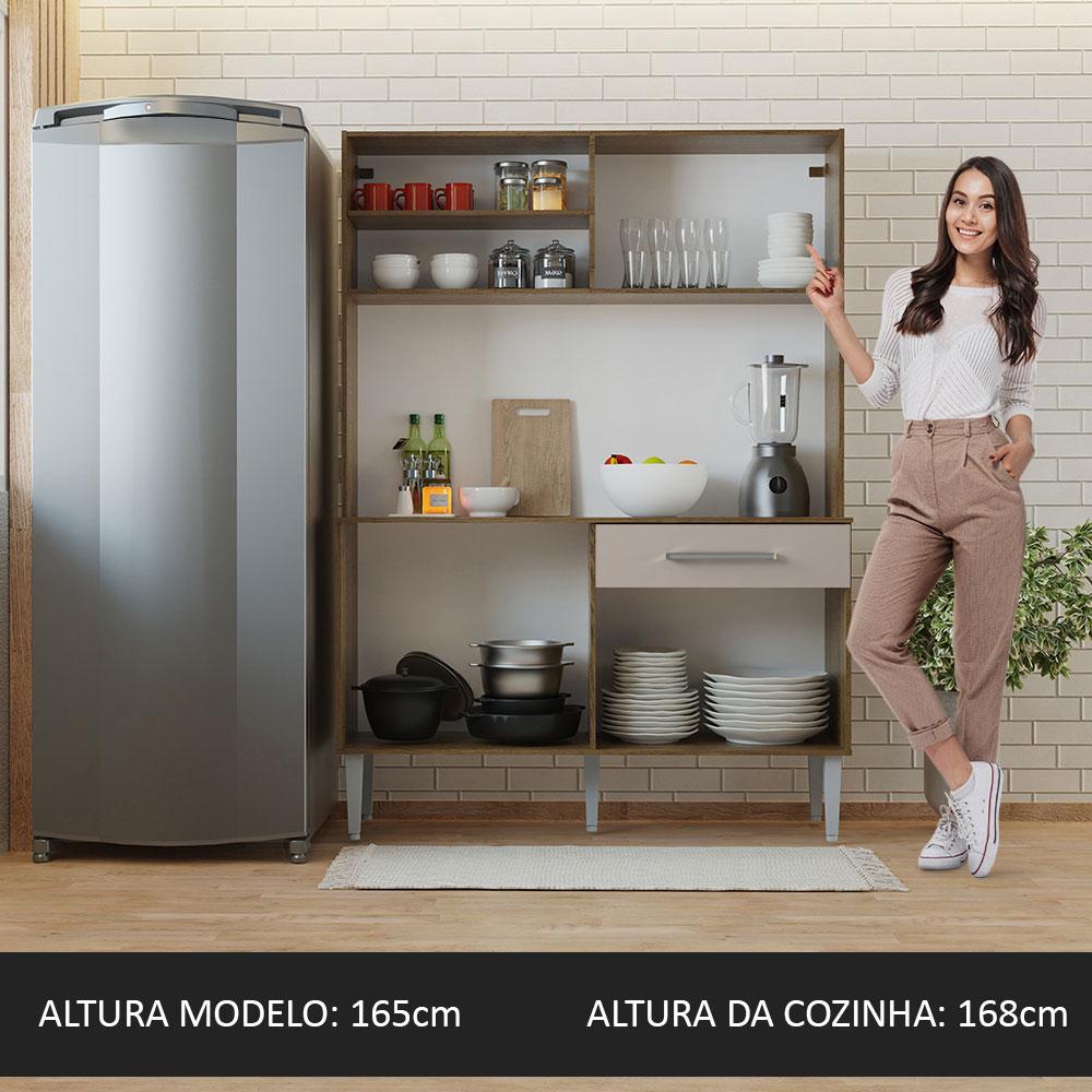 Foto 6 pulgar | Mueble para Cocina Madesa Marrón 120 Cm