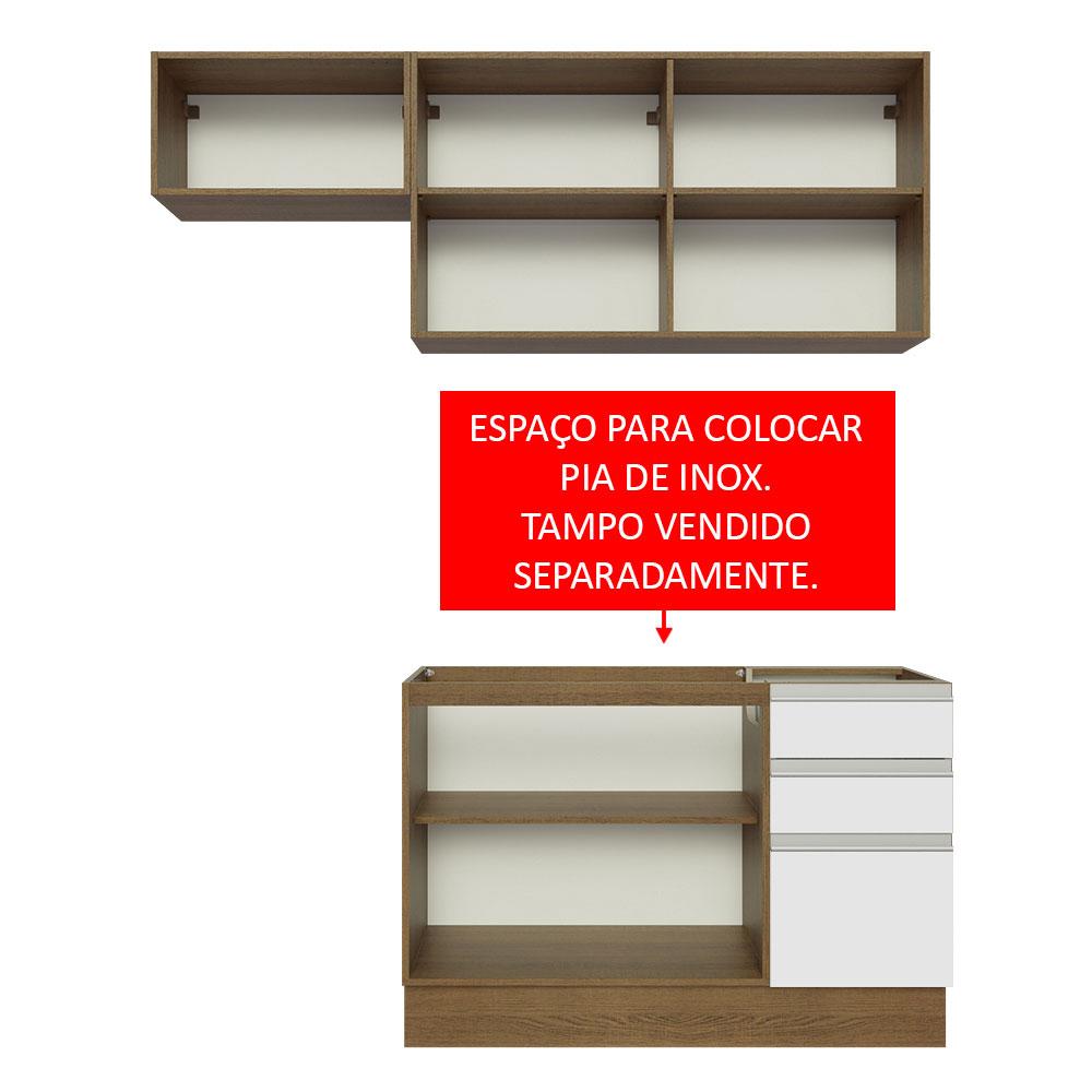 Foto 6 | Cocina Integral Madesa Glamy Blanca 180 Cm