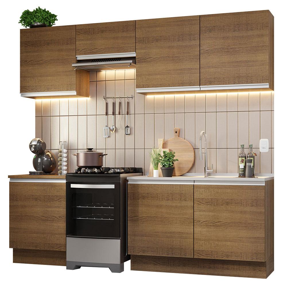 Cocina Integral Madesa Glamy Marrón