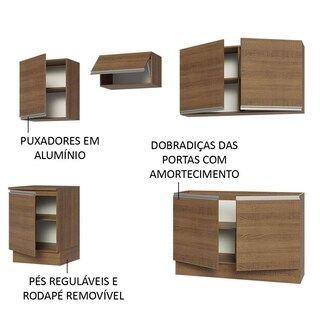 Foto 4 | Cocina Integral Madesa Glamy Marrón