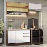 Cocina Integral Madesa Glamy Blanca 200 Cm