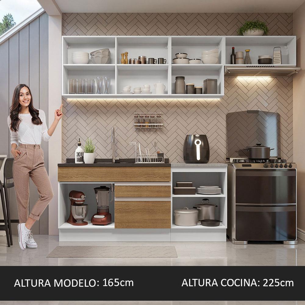 Foto 6 pulgar | Mueble de Cocina Integral Madesa Glamy 260 cm 03