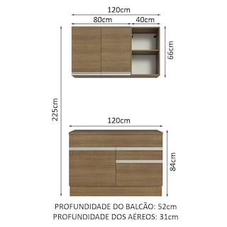 Foto 3 | Cocina Integral Glamy Madesa Marrón